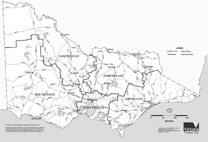 Map of Victoria