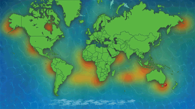 Mahi Mahi Location Map Climate Change Fishing Change - Vfa