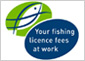 Your fishing licence fees at work logo