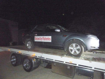 Seized car