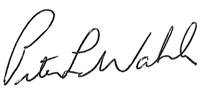 Peter Walsh signature