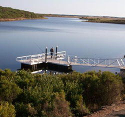 Photo of a newly built jetty