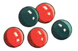 plastic attractor beads