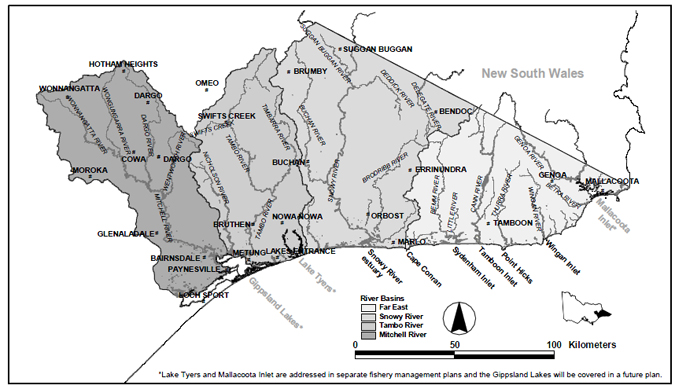 East Gipsland Map