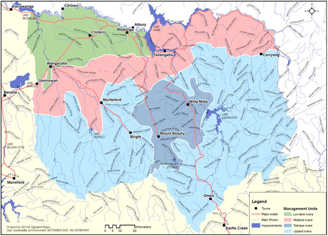 Map of the North East Region Fishery Management Units