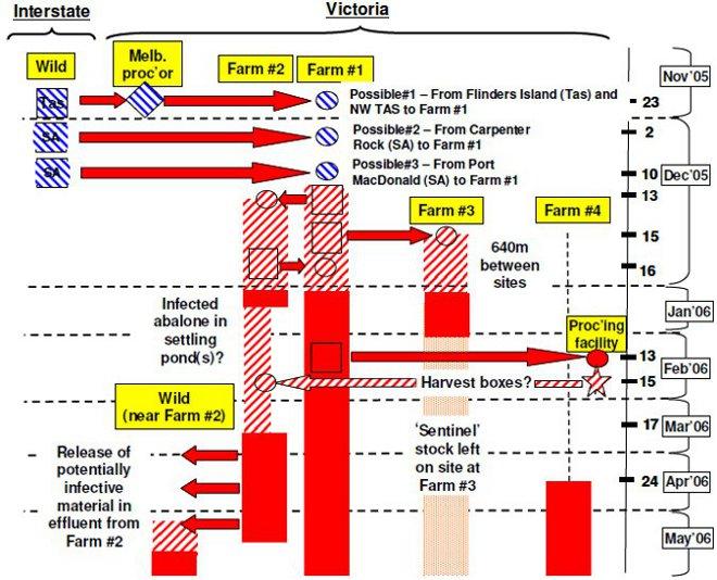 Scenario identifying most probable disease pathways