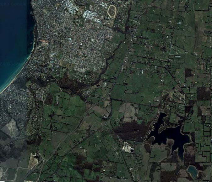 Devilbend Reservoir and its downstream catchment