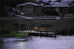 One of five new fishing jetties at Cobden Lake