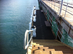 New fishing platform at Flinders Jetty.