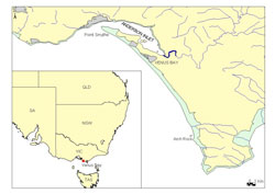 &quot;This map shows the location of Venus Bay, Victoria Australia.&quot;